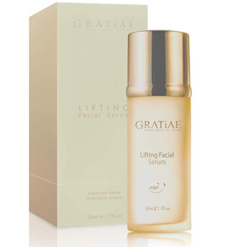 Gratiae organic lifting facial serum, Vitamin C serum, skin care, vitamin E oil, retinol, anti aging serum, face…