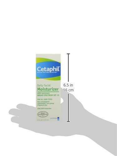 Cetaphil Fragrance Free Daily Facial Moisturizer, SPF 15, 4 Ounce