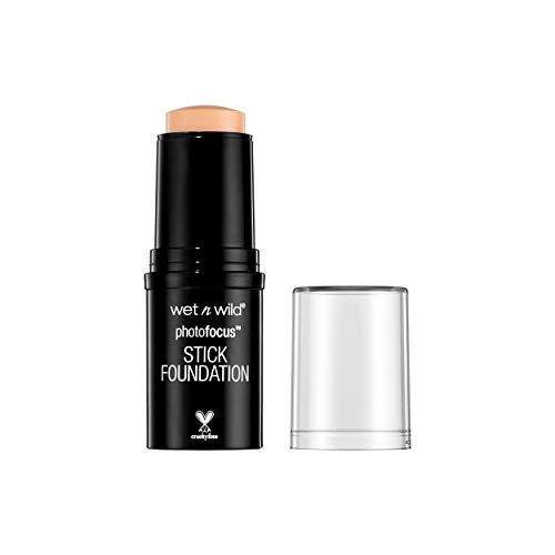 Wet n Wild Photo Focus Matte Foundation Stick Makeup, Vanilla Beige | Vegan & Cruelty-Free
