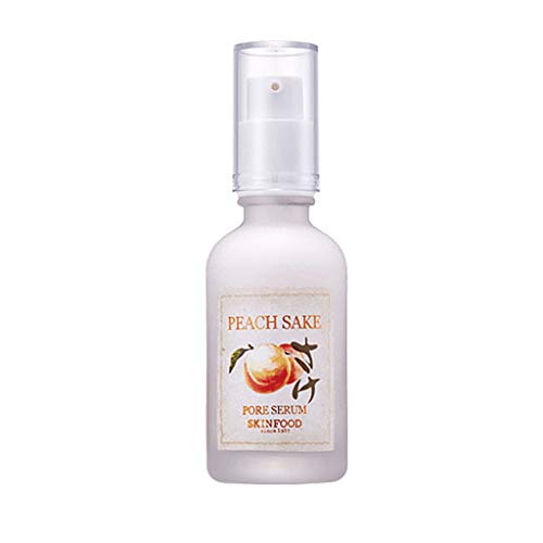 SKINFOOD Peach Sake Pore Serum – Pore Minimizer & Sebum Control – Skin Smoothing Facial Serum for Oily Skin – Pore…