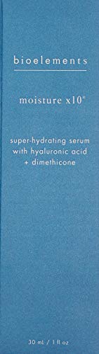 Bioelements Moisture x10-1 fl oz – Super-Hydrating Hyaluronic Acid Facial Serum – For Dry & Combination Skin Types…