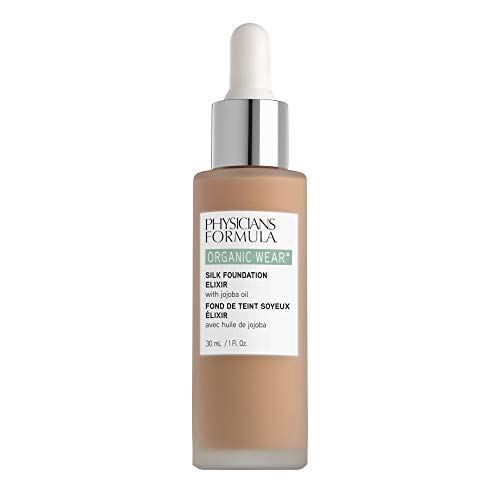 Physicians Formula Organic Wear All Natural Liquid Foundation Elixir Light-to-Medium, Full Coverage | Dermatologist…