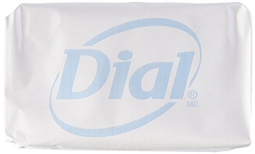 Dial Antibacterial Bar Soap, Refresh & Renew, White, 4 oz, 8 Bars