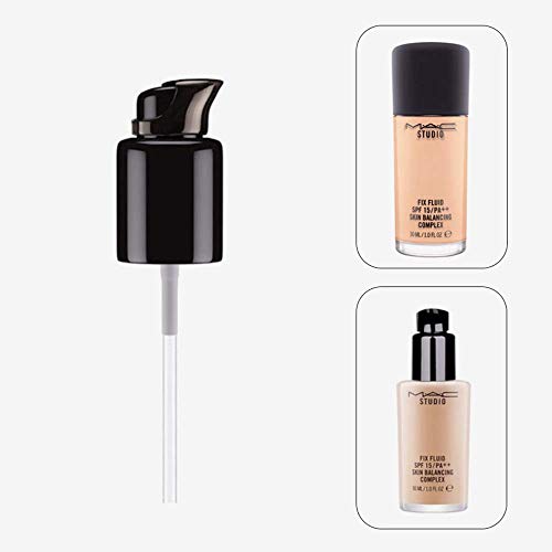 2PCS Replacement Foundation Pump for MAC Studio Fix Fluid Foundation(Black)