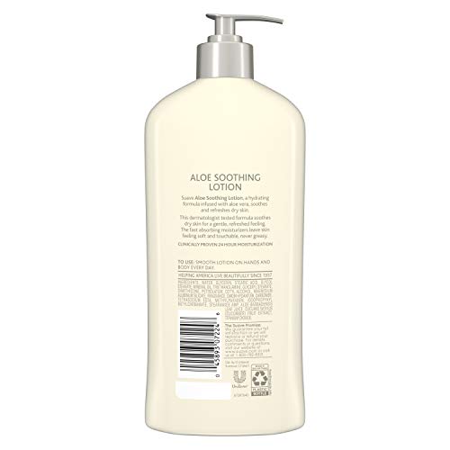 Suave Skin Solutions Body Lotion Soothing with Aloe 18 oz