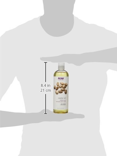 NOW Solutions Castor Oil, 100 % Pure, 16-Ounce