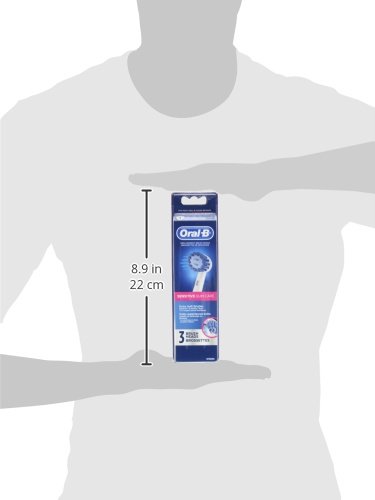 Oral-B Sensitive Gum Care Electric Toothbrush Replacement Brush Heads Refill, 3 Count