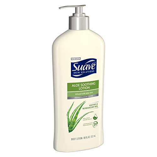 Suave Skin Solutions Body Lotion Soothing with Aloe 18 oz
