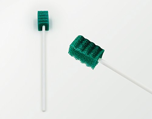 Premium Dentrifice Treated & Untreated Oral Swabs, Disposable Oral Care Swabsticks 250 Count (Treated)