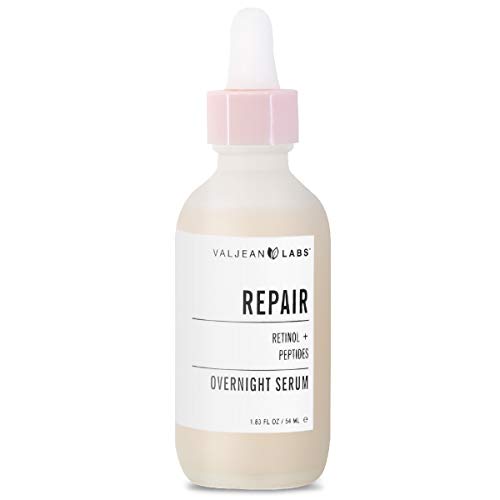 Valjean Labs Repair Overnight Anti-Aging Nighttime Facial Serum | Retinol + Peptides | Helps to Reduce Fine Lines and…