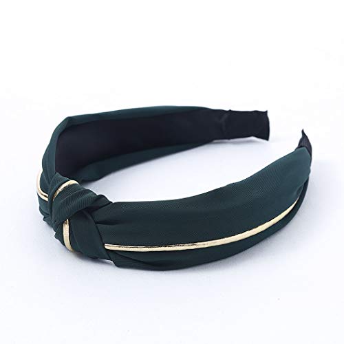 Jakawin Knot Headbands Cross Turban Hairband Vintage Head Wrap Elastic No Slip Hair Hoops Fashion Hair Accessories for…