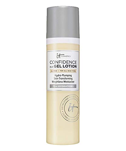 IT Cosmetics Confidence in a Gel Lotion – Oil-Free Face Moisturizer – Lightweight & Hydrating – With Ceramides – All…