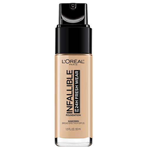 L’Oreal Paris Makeup Infallible Up to 24 Hour Fresh Wear Foundation, Beige Ivory, 1 Ounce