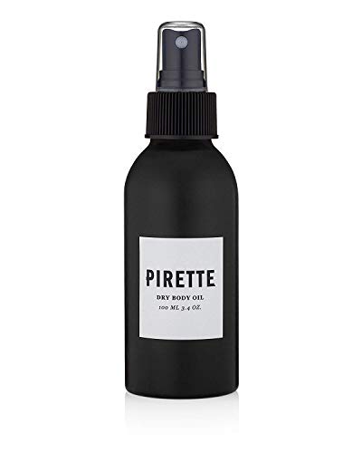 Pirette Dry Body Oil and Pirette Perfume Oil with a Gute Carrying Case (3 Piece Bundle)