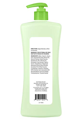 Amazon Brand – Solimo Aloe Cool Hand & Body Lotion, 24.5 fl oz