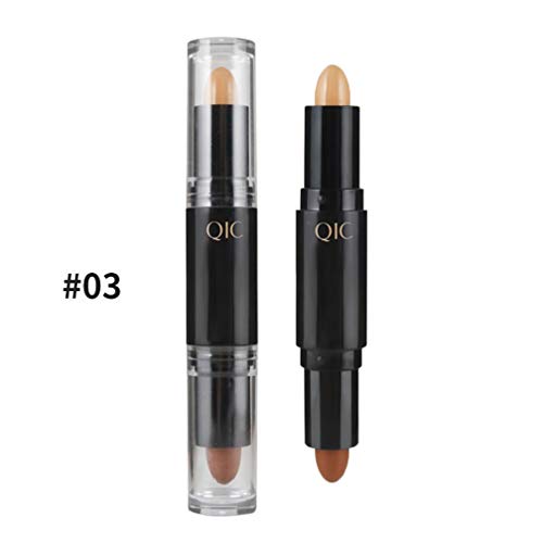 MEICOLY Highlight Stick Double Head Facial 3D Contour Repair Bronzer Concealer Stick Body Make Up Foundation Cream Pen…