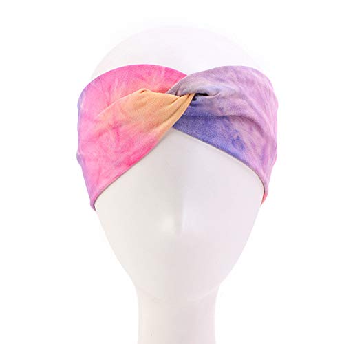 4Pcs Boho Headband for Women Cute Fashion Headbands Yoga Running Sport Athletic Travel Boho Knotted Headband Comfort…
