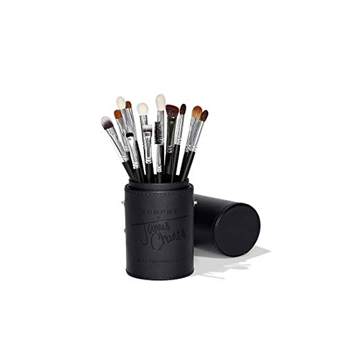 Morphe x James Charles Eye Brush Set – Curated Set of 13 Full-Sized Eye Brushes for Creating Colorful, Blended Looks On…