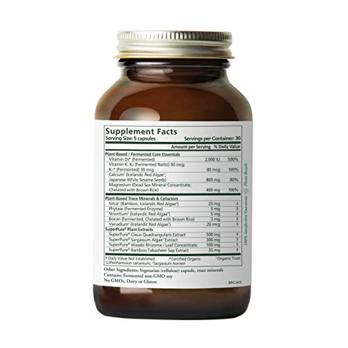 PURE SYNERGY Bone Renewal | 150 Capsules | Non-GMO | Vegan | Calcium for Bone Health with Natural Magnesium, Vitamin D3…