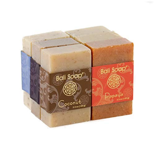 Bali Soap – Natural Soap Bar Green Collection – Bath Soap for Women & Men – Handmade Soap Gift Set – Moisturizing Vegan…