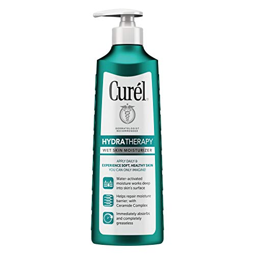 Curél Hydra Therapy In Shower Lotion, Wet Skin Moisturizer for Dry or Extra-dry Skin, with Advanced Ceramide Complex…