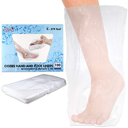 100 Counts – Ivy L® Paraffin Wax Thermal Liners for Hand or Foot Professional or Personal Use, 16 x 9 Inches