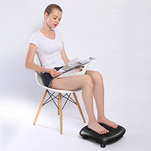 Nekteck Foot Massager with Heat, Shiatsu Heated Electric Kneading Foot Massager Machine for Plantar Fasciitis, Built-in…