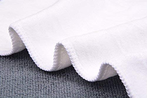 SINLAND Microfiber Facial Cloths Fast Drying Washcloth Absorbent Face Wash Cloth Soft Makeup Remover Cloths 12inch x…