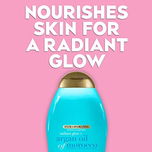 OGX Radiant Glow + Argan Oil of Morocco Extra Hydrating Body Lotion for Dry Skin, Nourishing Creamy Body & Hand Cream…