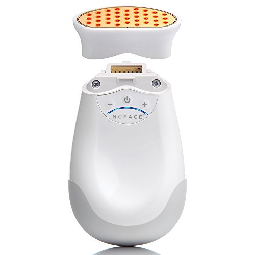 NuFACE Trinity and LED Wrinkle Reducer Attachment Set – Facial Toning Device with LED Red Light Attachment and Hydrating…