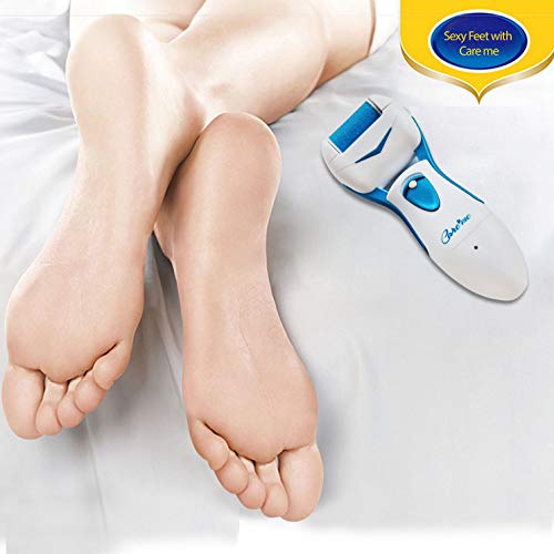 Care me Electric Foot Callus Removers Rechargeable – Electronic Foot Grinder Files Away Dry, Dead, Hard, Skin & Calluses…