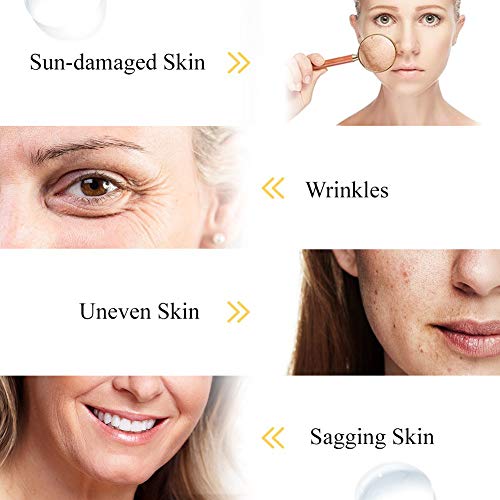 Vitamin C Serum with Hyaluronic Acid for Face and Eye – Best Anti Aging Anti Wrinkle Facial Serum with Natural…