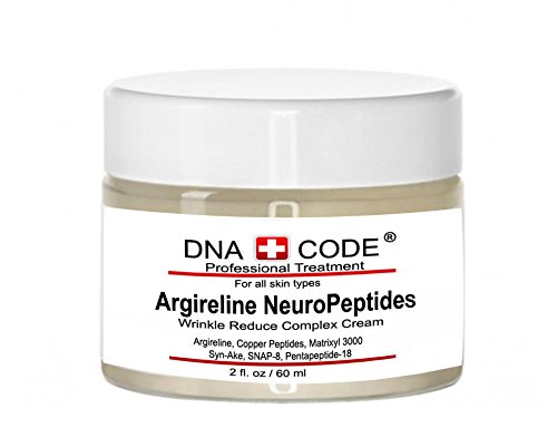 DNA Code-No Needle Alternative-Argireline NeuroPeptides Wrinkle Reduce Cream w/Matrixyl 3000, Syn-Ake, SNAP-8, Copper…