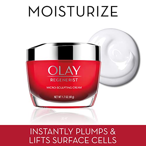 Face Wash by Olay Regenerist Advanced Anti-Aging Pore Scrub Cleanser (5.0 Oz) and Micro-Sculpting Face Moisturizer Cream…