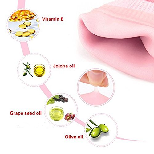 Moisturizing Socks Heel Gel Sock – Callus Rough Foot Care Treatment Soft Silicone Gel Lined Infused Lotion Spa Socks|2…