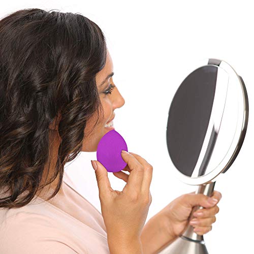 Blender Bud Makeup blender sponge airbrush finish latex free super soft (Purple)