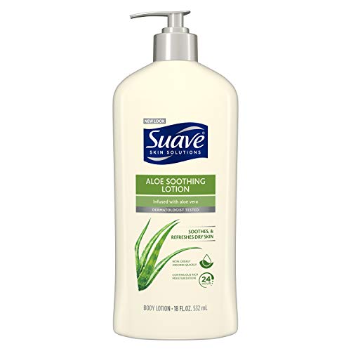 Suave Skin Solutions Body Lotion Soothing with Aloe 18 oz
