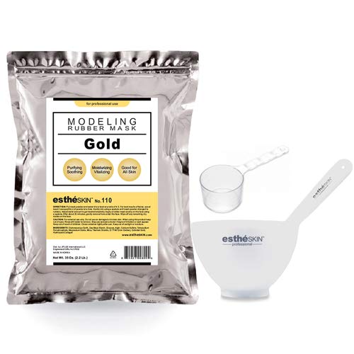 estheSKIN Peel Off Type Modeling Mask Powder for Facial, Skin Care, Professional Size, 35oz (2.2Pound) 1kg, 1 pack with…