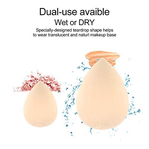 Snowflakes Mini Beauty Makeup Sponge Blender for Eyes, Small Makeup Sponges Mini Under Eyes 6 pcs,Latex Free.