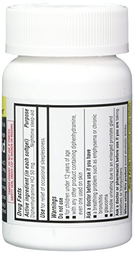 Member’s Mark Maximum Strength Nighttime Sleep Aid, Diphenhydramine HCI 192 softgels