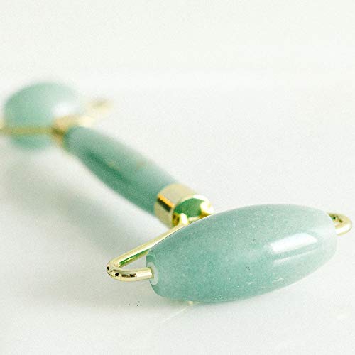 Jade Roller for Face – Skin Care Tools Used With Beauty Products, Jade Face Roller for Face, Small Eye Roller for Puffy…