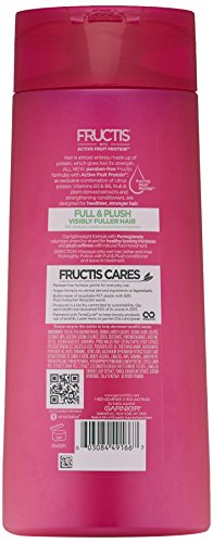 Garnier Hair Care Fructis Full & Plush Shampoo, 22 Fluid Ounce