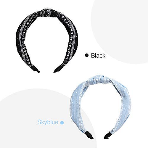 Ebow Yoga Sports Headband Women’s Fashion Elastic Athletic Hairband Sweatband Lightweight Working Out Bandanas Headbands…