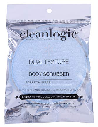 Cleanlogic Exfoliating Round Dual Texture Body Scrubber (Pack of 6)