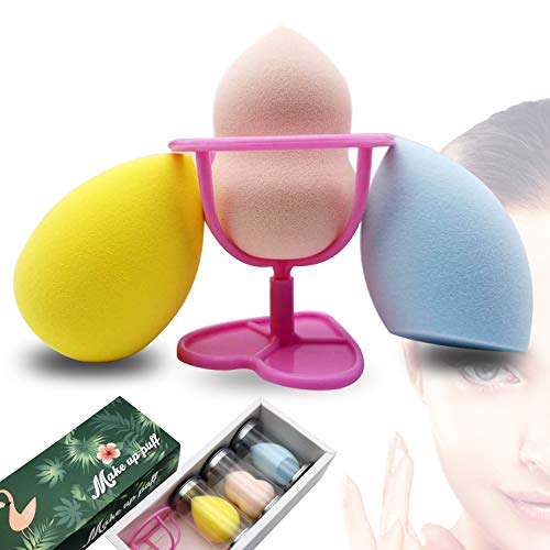 Makeup Sponge Blender Makeup Blender Sponge Set Beauty Sponge Wet And Dry Multi-purpose With a Makeup Sponge Holder…