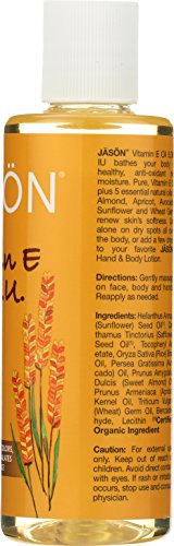 JASON Vitamin E 5,000 IU All Over Body Nourishment Oil, 4 oz. (Packaging May Vary)