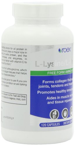 Roex Vitamins | L-Lysine | L-Proline | Muscle Maintenance and Recovery | Healthy Joints | Nutritional-Supplement | 120…