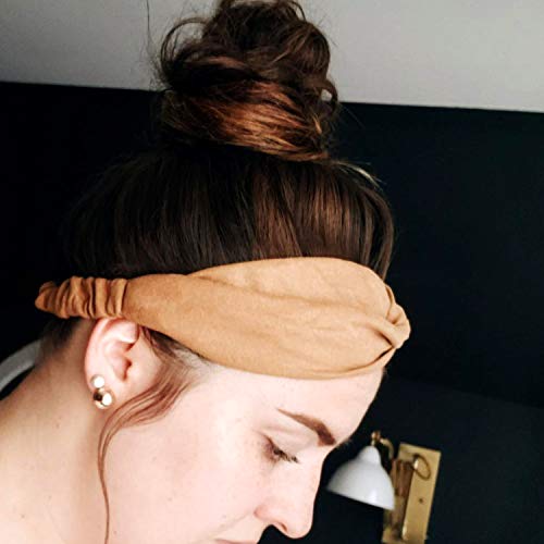 DRESHOW 10 Pack Boho Headbands for Women Vintage Cross Elastic Head Wrap Hair Accessories