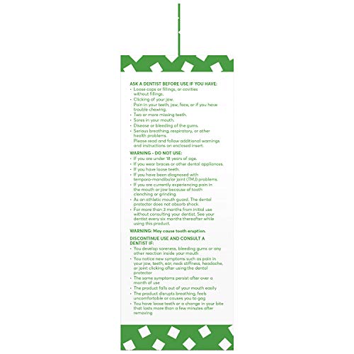 Plackers Grind No More Night Guard, Nighttime Protection for Teeth, BPA Free, Sleep Well, Ready to Wear, Disposable, One…