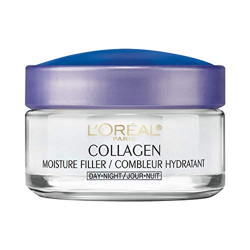 L’Oreal Paris Skincare Collagen Face Moisturizer, Day and Night Cream, Anti-Aging Face, Neck and Chest Cream to smooth…